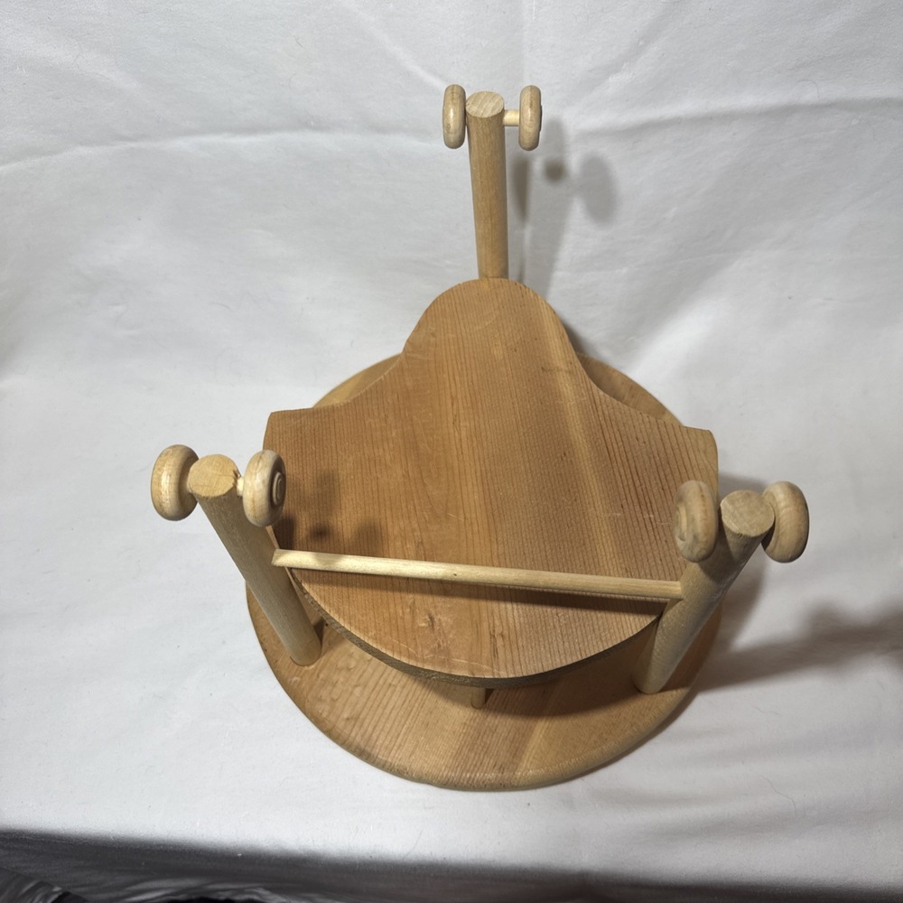 Antique Vintage Primitive Wooden Baby Walker Doll Display Toy Doll Accessory - Picture 8 of 14